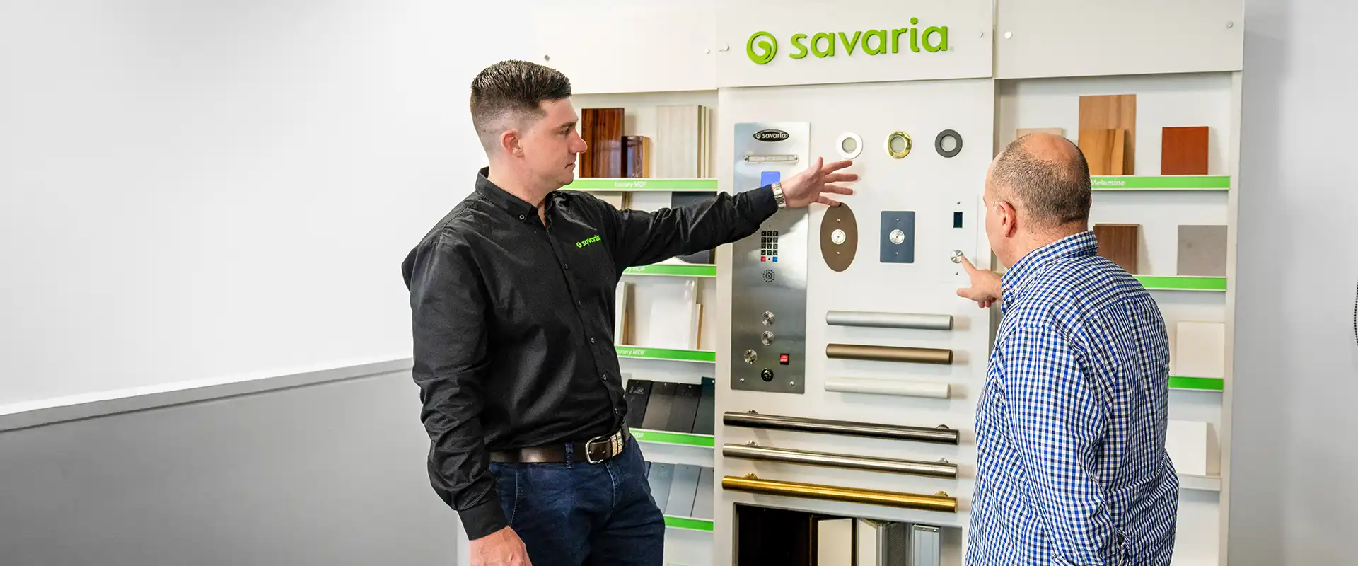 Savaria home elevator wall sample in Australia