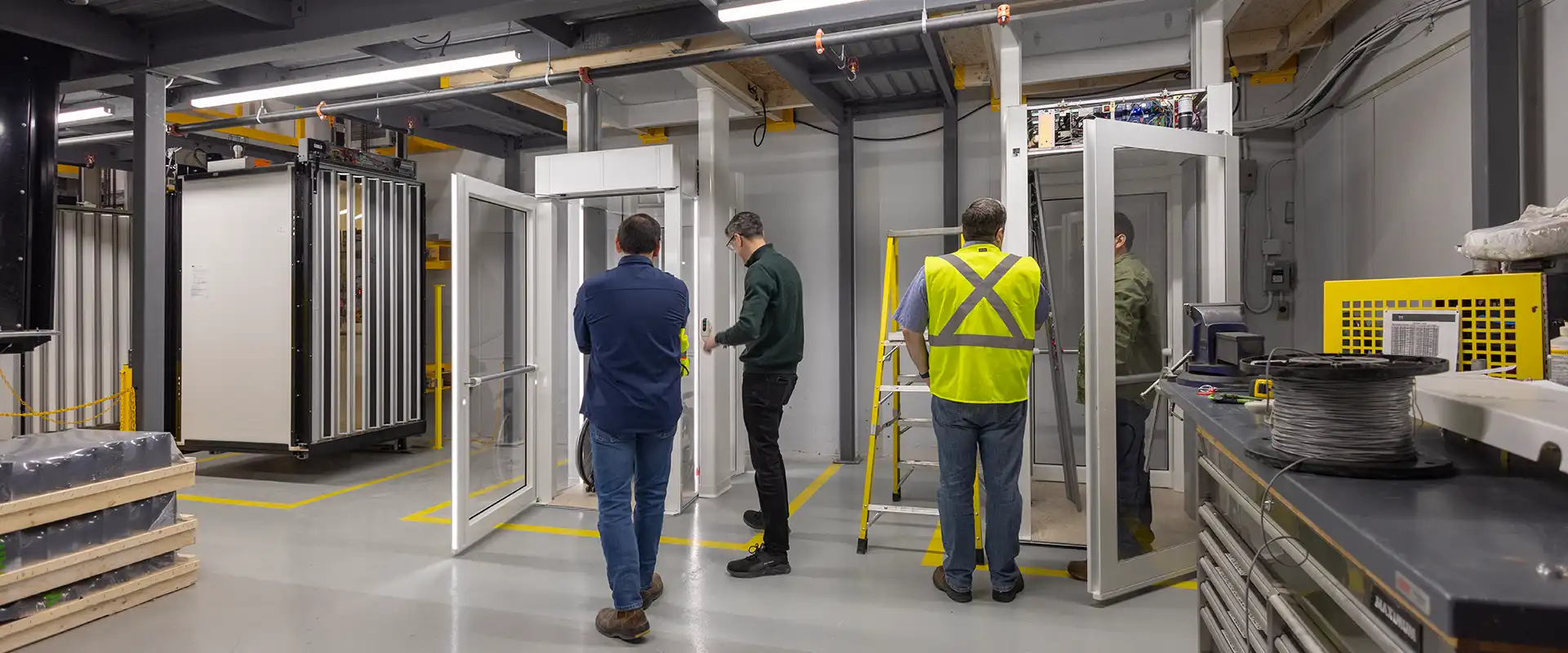Savaria Brampton doing research and development on the Luma through-floor lift