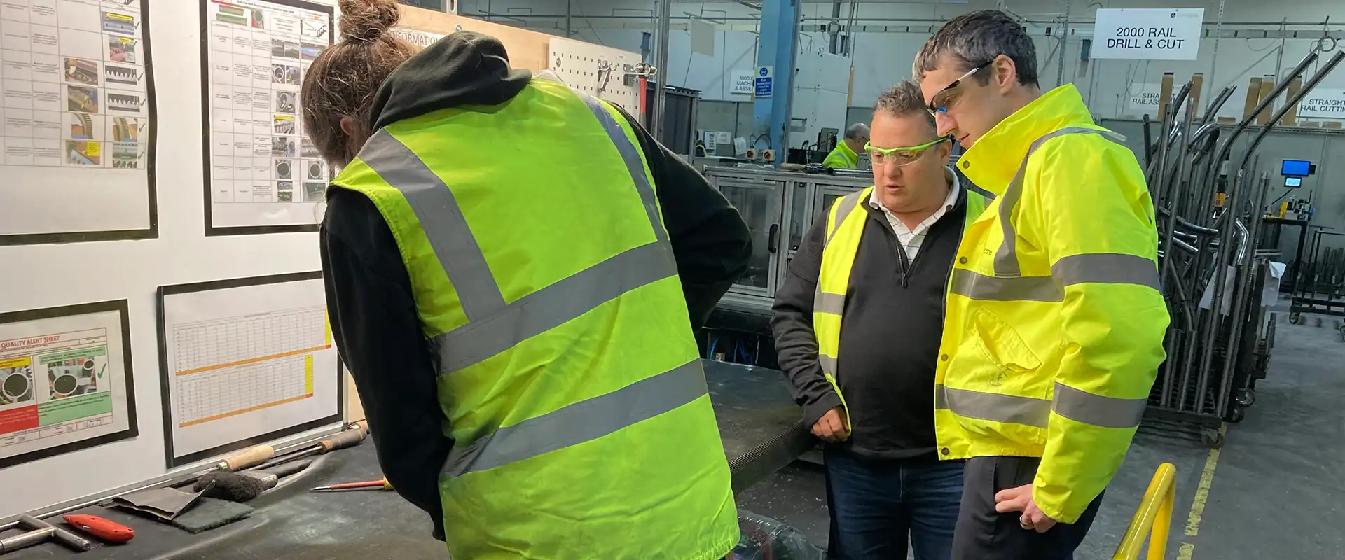 Sebastien Bourassa doing a plant tour