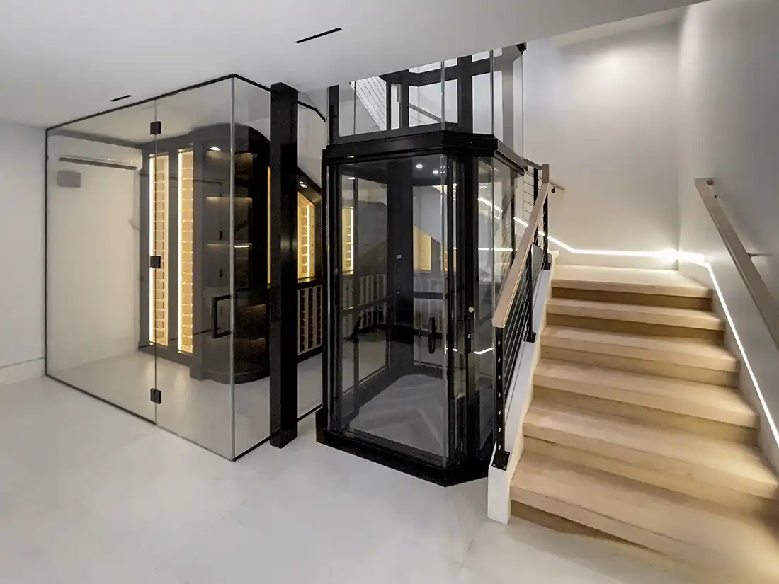 Savaria Vuelift Octagonal home elevator