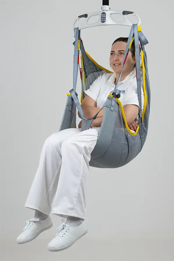 person in ceiling lift