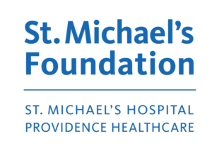 St. Michael's Foundation blue stacked logo